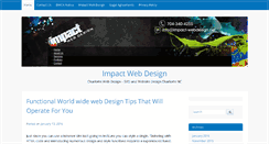 Desktop Screenshot of impact-webdesign.net