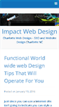 Mobile Screenshot of impact-webdesign.net
